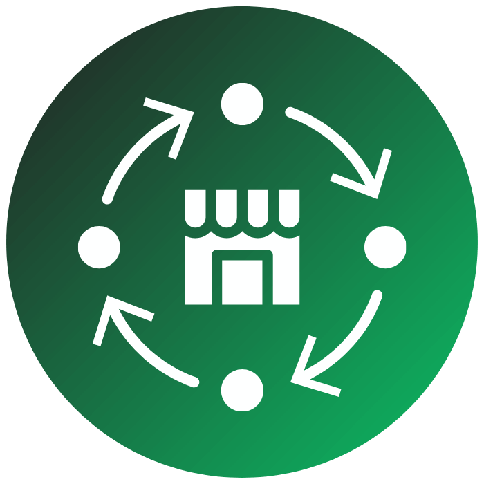 logo marketplace circular